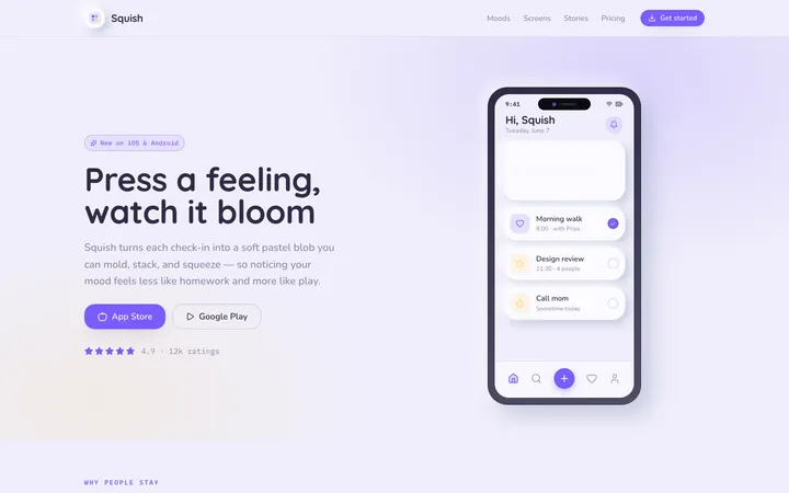 Claymorphism design skill — live UI demo