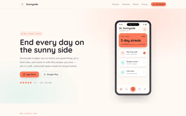 Friendly design skill — live UI demo