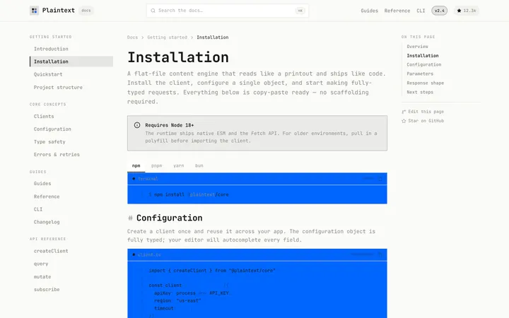 Mono design skill — live UI demo