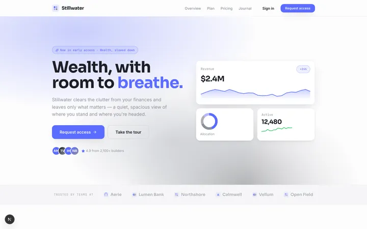 Spacious design skill — live UI demo