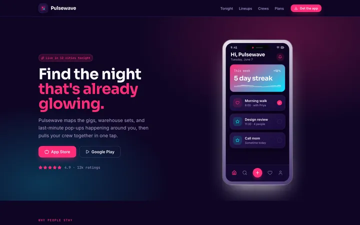 Vibrant design skill — live UI demo